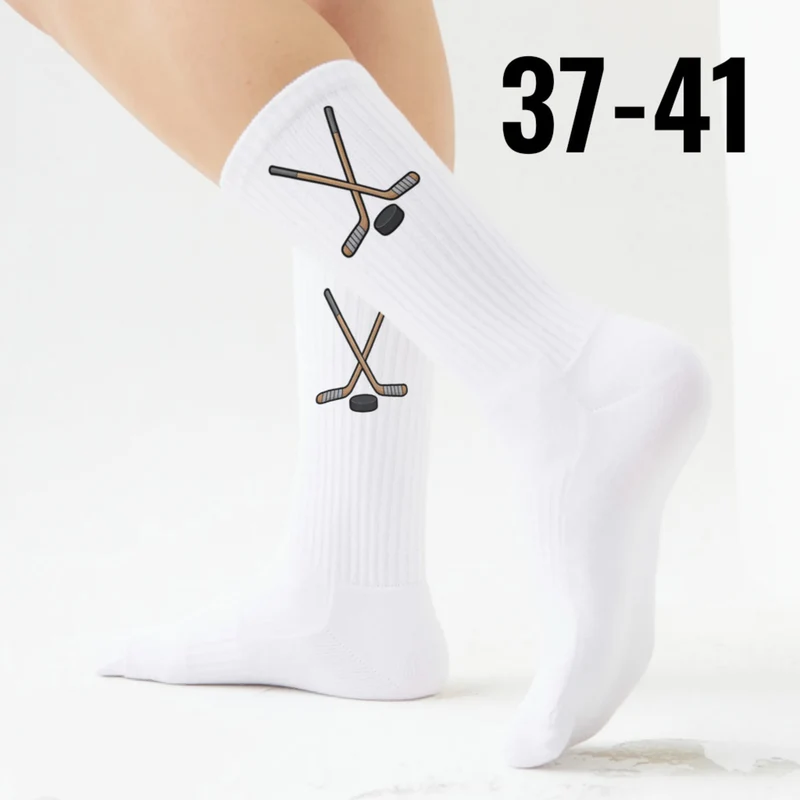 epicsocks Icehockey Dream Schläger und Puck Socken in 37-41 im Paar