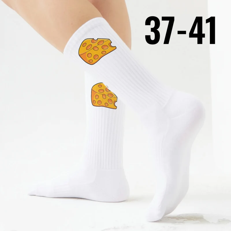 epicsocks Käsefüße Cheddar Käse Socken in 37-41 im Paar