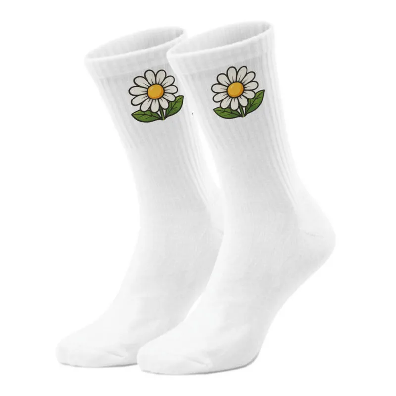 epicsocks Floral Fantasy Zarte Gänseblümchen Socken in 37-41 im Paar