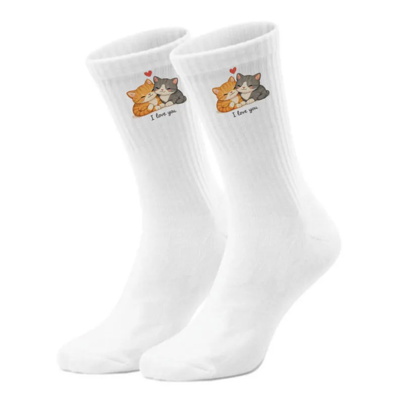 epicsocks Tierliebe Katzen Socken in 37-41 im Paar