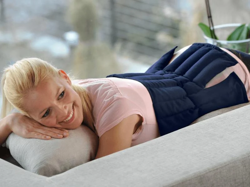 SISSEL Leinsamenkompresse Linum Anatomic 3-teilig, blau