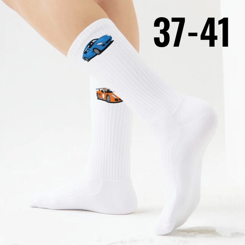 epicsocks Benzin im Blut Auto Sportwagen Socken in 37-41 im Paar