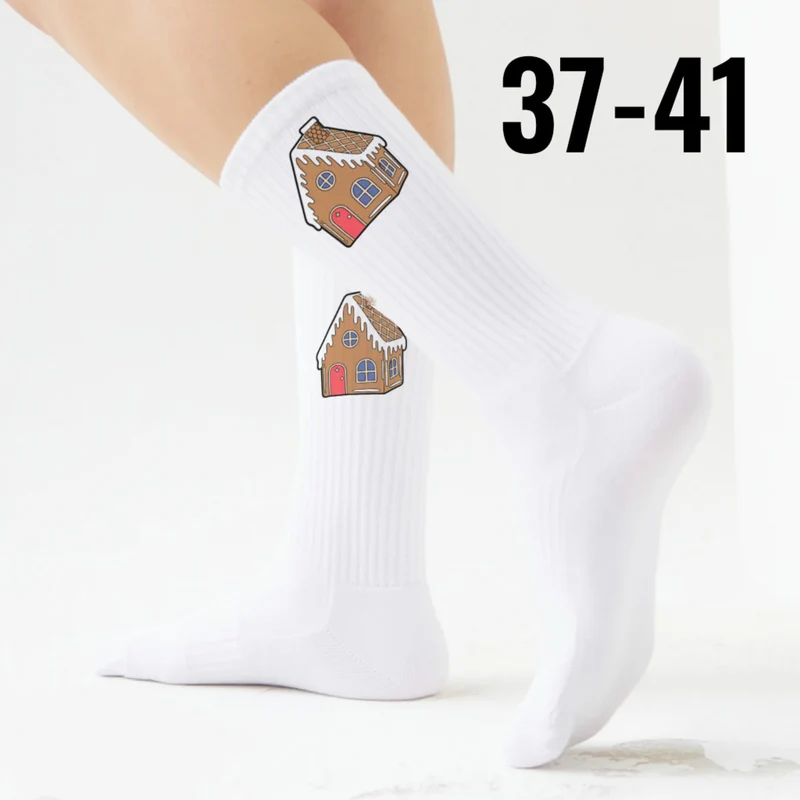 epicsocks HollyHops Pfefferkuchenhaus Socken in 37-41 im Paar
