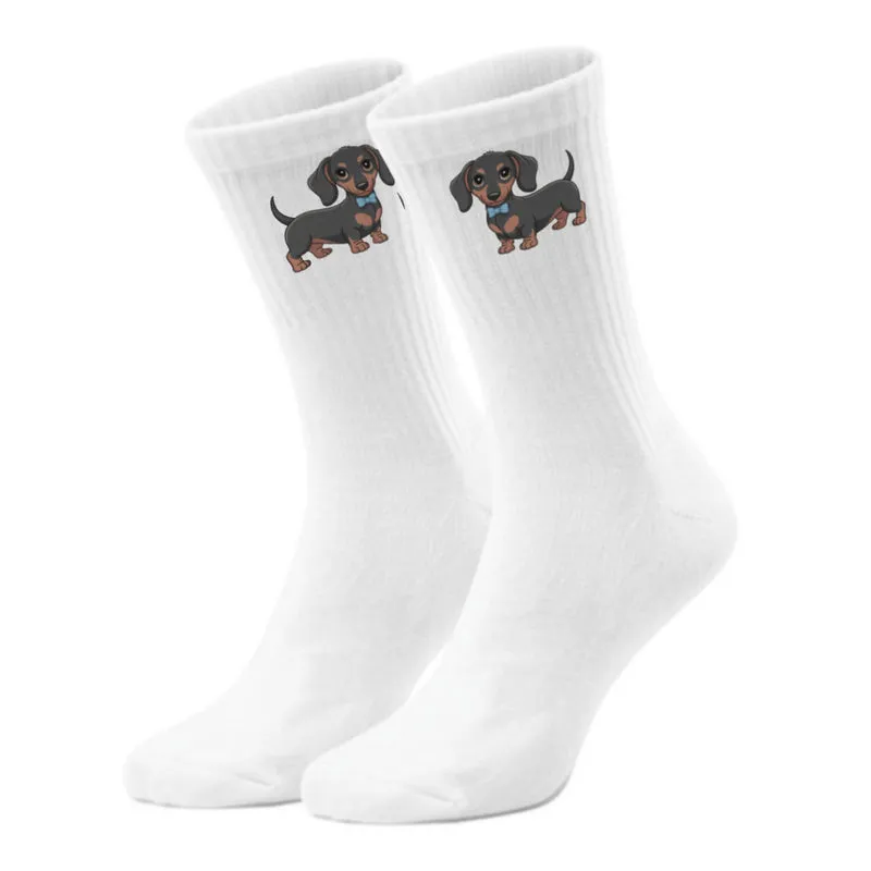 epicsocks Dackel Dreams Schleife Socken in 37-41 im Paar