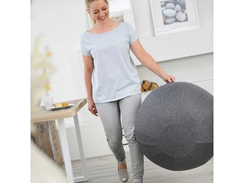 SISSEL Bezug zu Gymnastikball, grau, Ø 65 cm,