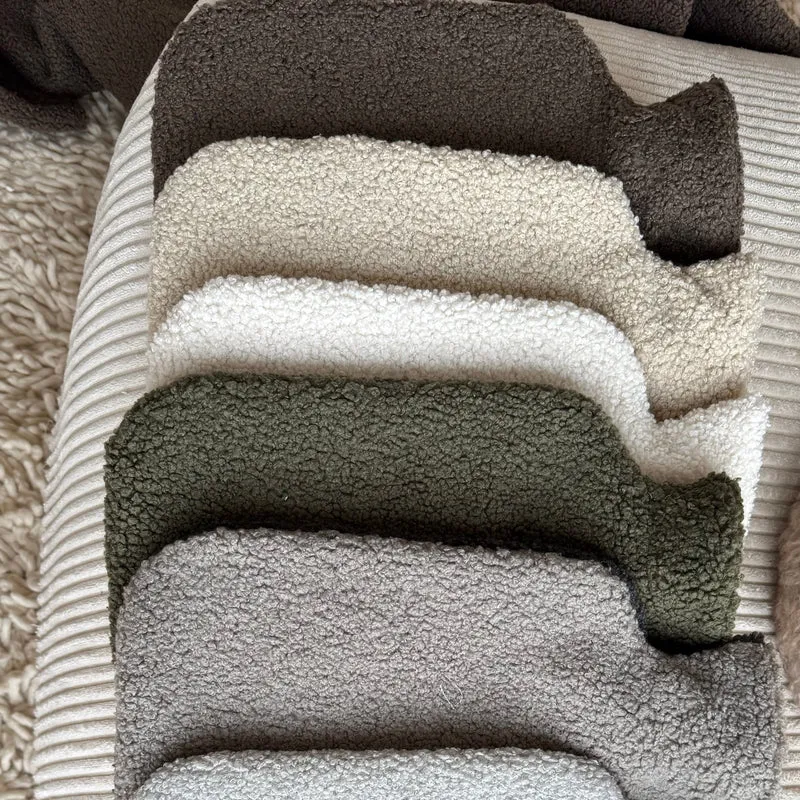 Poufet Wärmflasche | Bouclé | Beige | Handgemacht in Deutschland