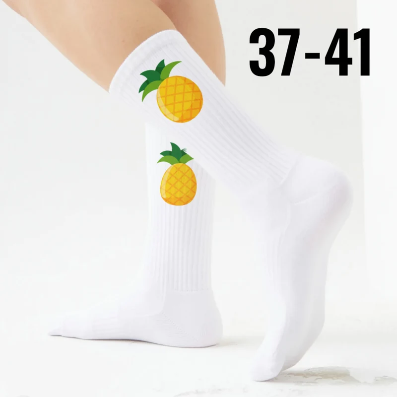 epicsocks Sunshine Fruits Ananas Socken in 37-41 im Paar