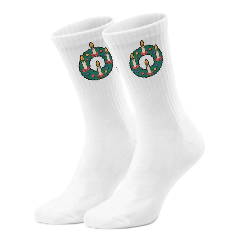 epicsocks HollyHops Adventskranz Socken in 37-41 im Paar