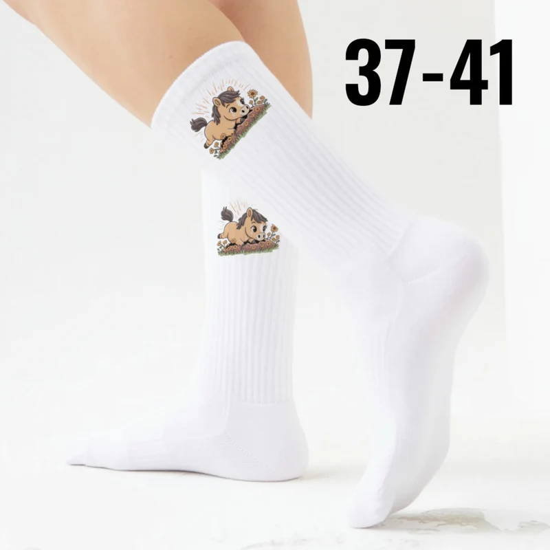 epicsocks Pony Love Blumenfreude Socken in 37-41 im Paar