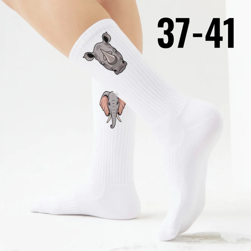 epicsocks Big Six Safari Dickhäuter Socken in 37-41 im Paar