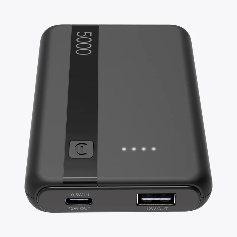 Kit Sciarpa Riscaldante Cordless Heat on the Go Puffer Scarf Blu e Power Bank Cellularline 5000