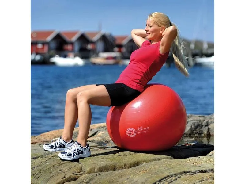 SISSEL Gymnastikball, rot, Ø 55 cm