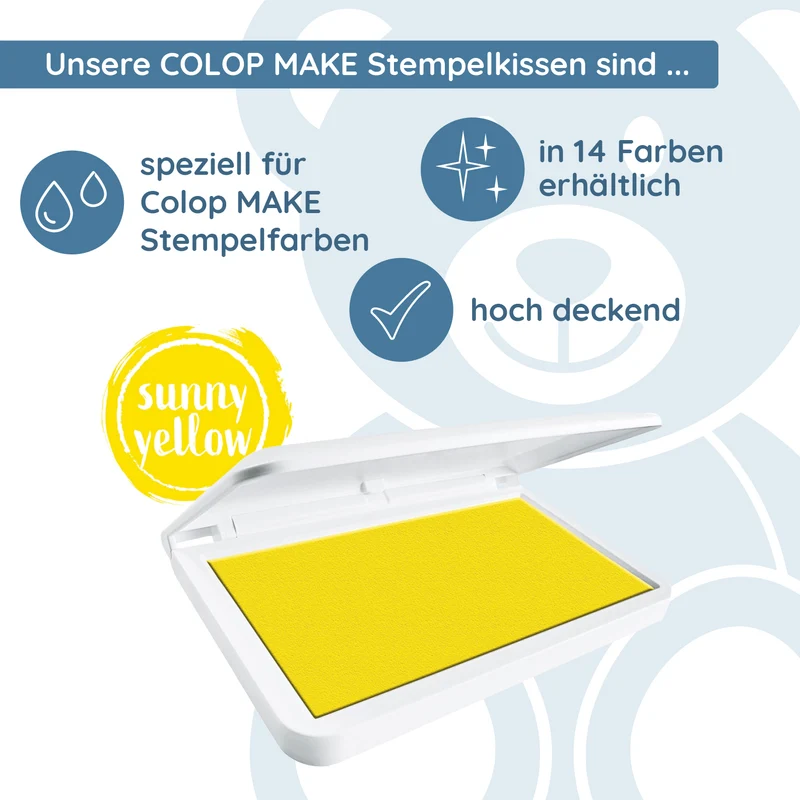 COLOP MAKE Stempelkissen Gelb (Sunny Yellow)