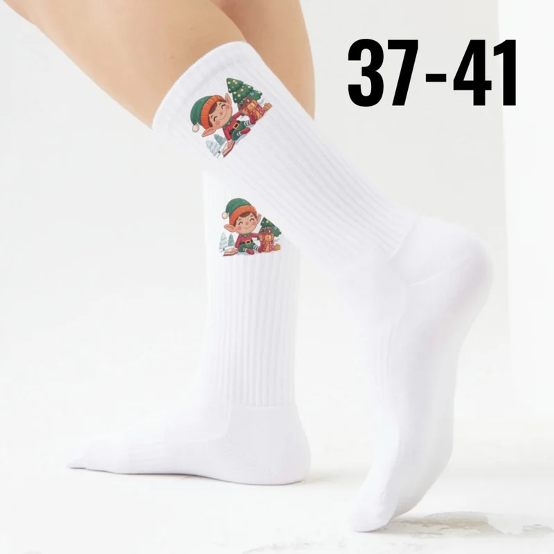 epicsocks Elf Joy Geschenk Vorfreude Socken in 37-41 im Paar