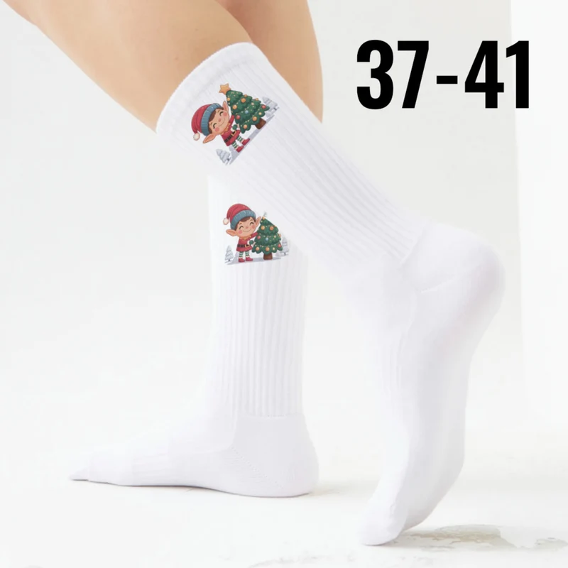 epicsocks Elf Joy Baumschmuck Socken in 37-41 im Paar