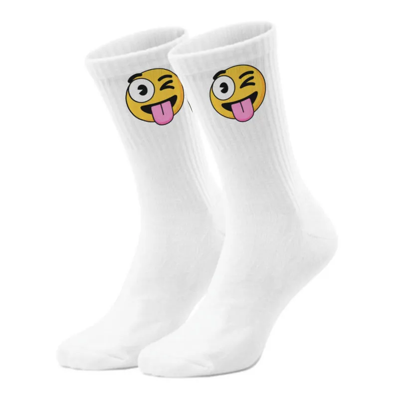 epicsocks EmotiFeet Zunge Raus Emoticon Socken in 37-41 im Paar