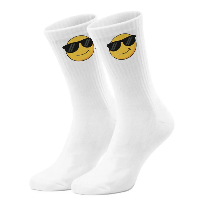 epicsocks EmotiFeet Sonnenbrille Emoticon Socken in 37-41 im Paar