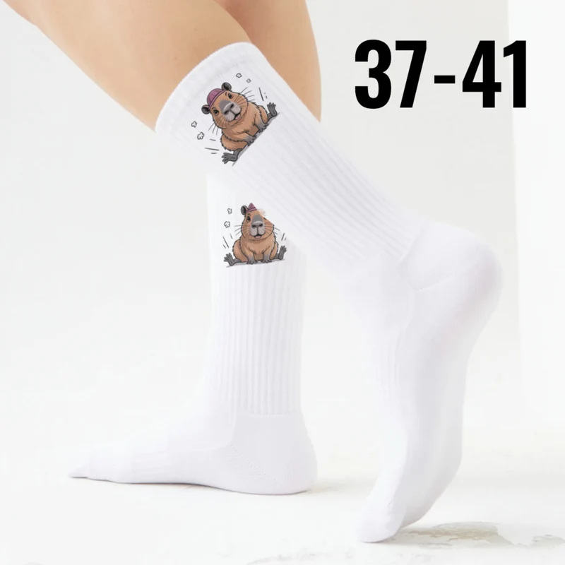 epicsocks Chill Capybara Nachdenklich Socken in 37-41 im Paar