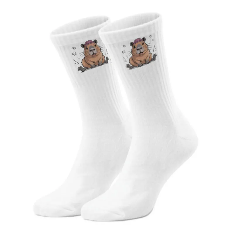 epicsocks Chill Capybara Nachdenklich Socken in 37-41 im Paar