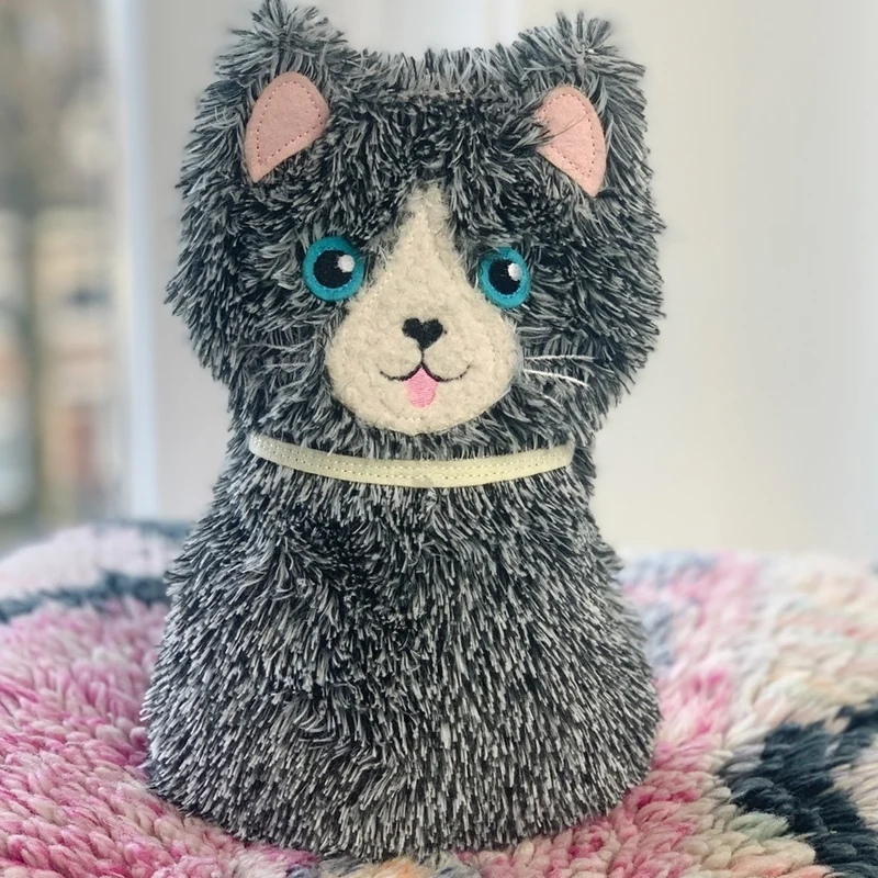 Katze Körnerkissen mit Lavendelduft