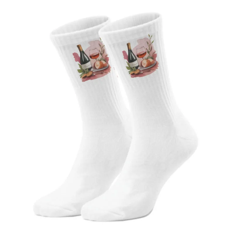 epicsocks WineWhisper Rotweinszene Socken in 37-41 im Paar
