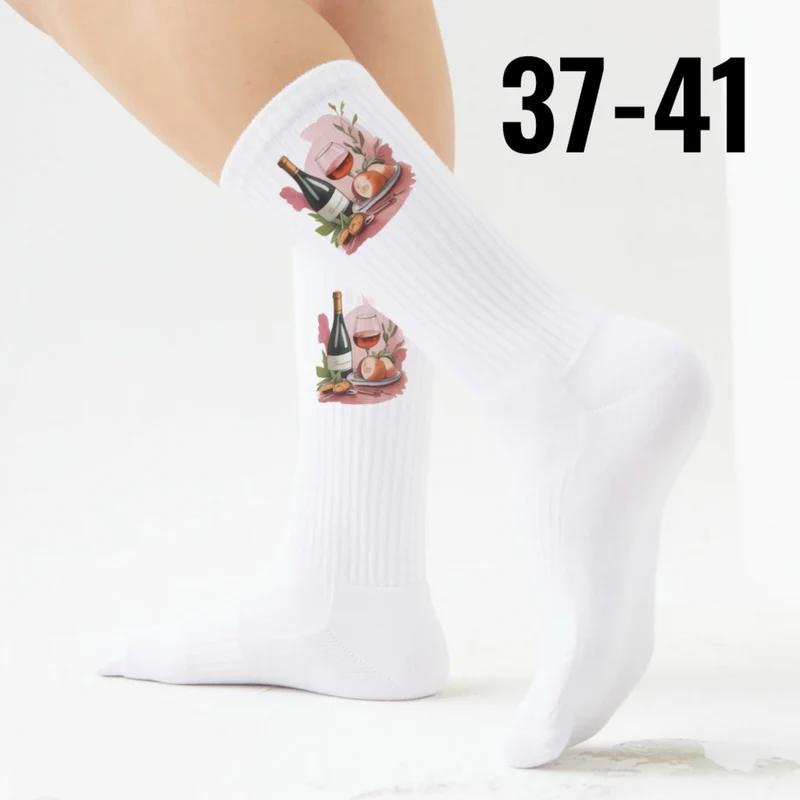 epicsocks WineWhisper Rotweinszene Socken in 37-41 im Paar