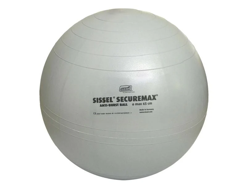 SISSEL Gymnastik- und Sitzball Securemax, silber, Ø 65 cm