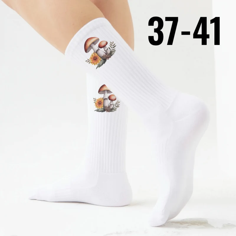 epicsocks Erntezauber Pilz und Sonnenblume Socken in 37-41 im Paar
