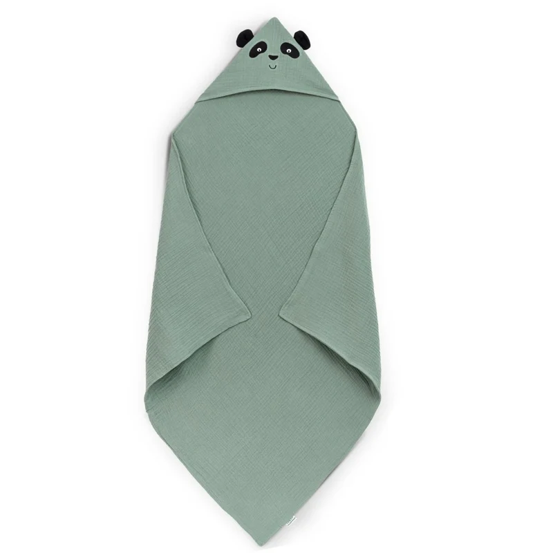 Kapuzenhandtuch Panda Mint