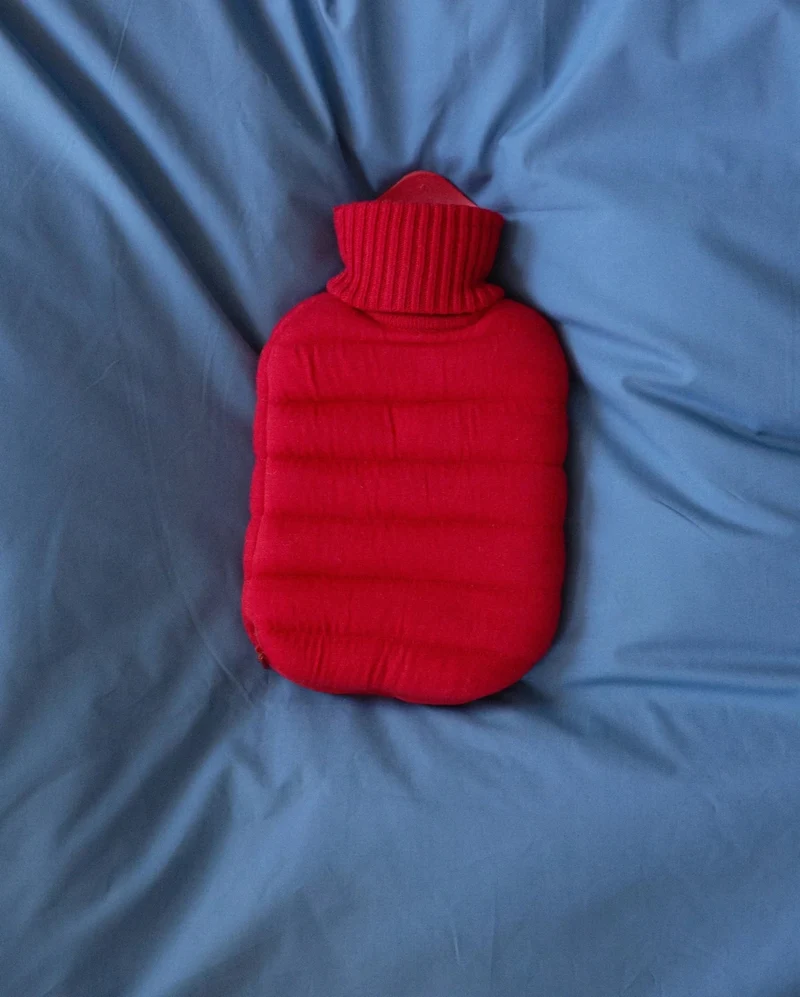 Mini-Puffy-Wärmflasche • Cherry Red