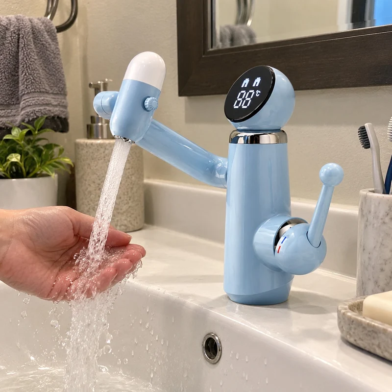 Robo Flow Smart Full-Rotating Digital Faucet