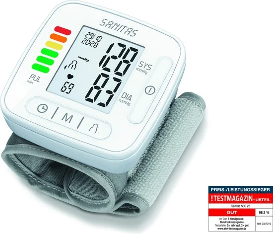 Sanitas SBC 22 Bloeddrukmeter pols - Hartslagmeter