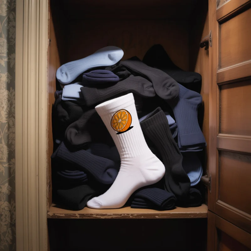 epicsocks Citrus Splash Orange Socken in 37-41 im Paar