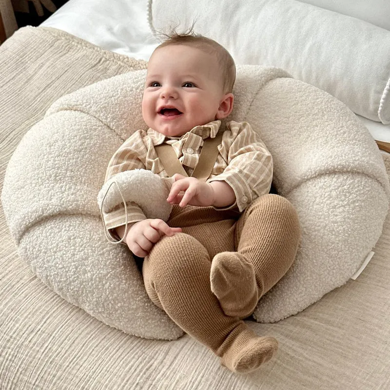 Stillkissen "Croissant Boho Boucle Vanilla"