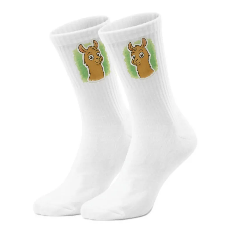 epicsocks Llama Expressions Neugieriges Lama Socken in 37-41 im Paar