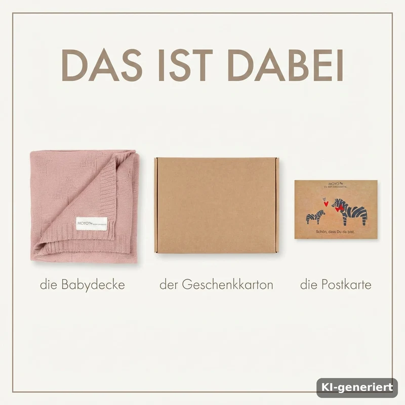 Strick Babydecke Sternenmuster zauberhafter Rosenquarz