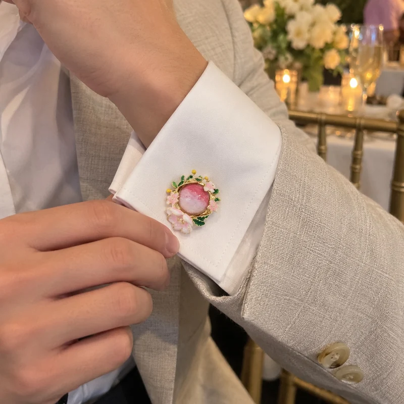 Secret Garden Floral Button Covers