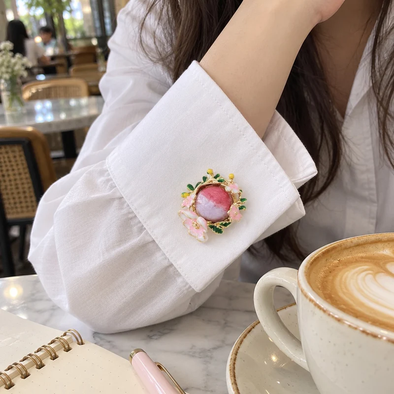 Secret Garden Floral Button Covers