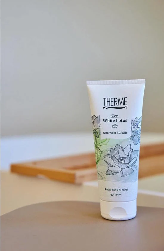 Therme Rice Shower Scrub Zen White Lotus 200 ml