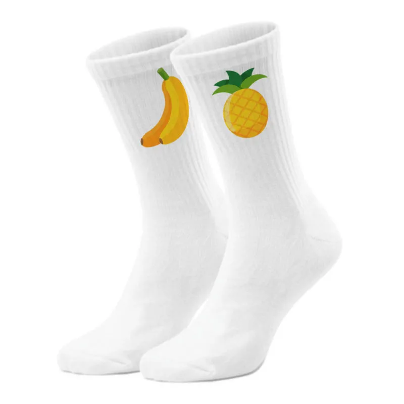 epicsocks Sunshine Fruits gelbe Früchte Socken in 37-41 im Paar