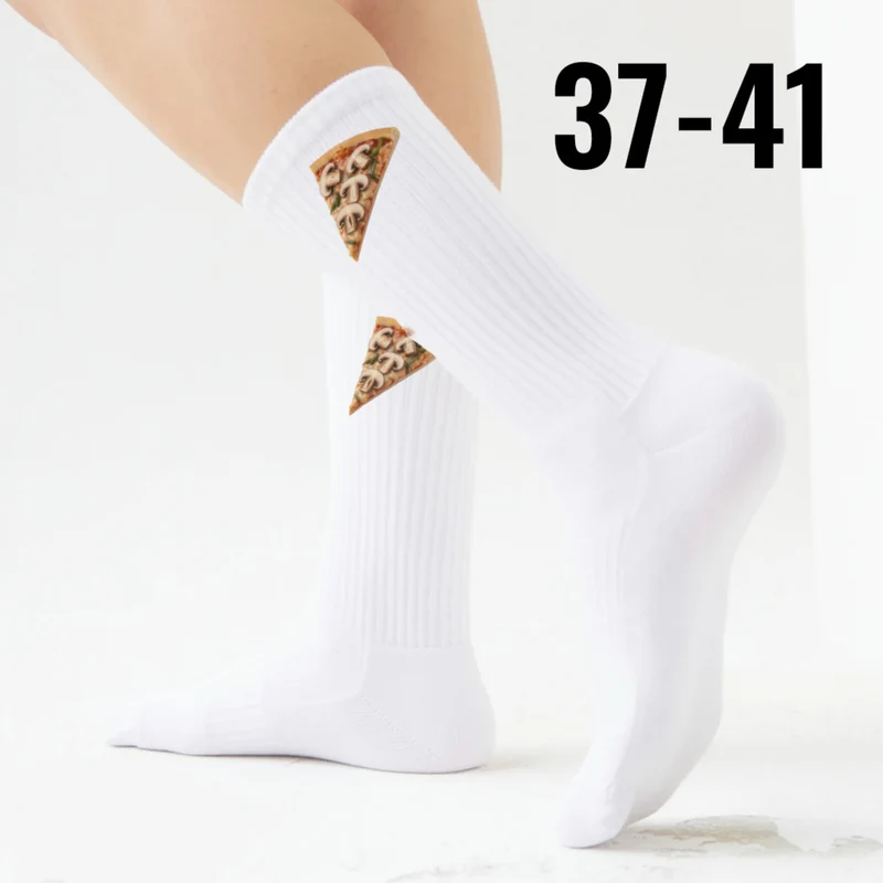epicsocks Pizza Passion Funghi Pizza Socken in 37-41 im Paar