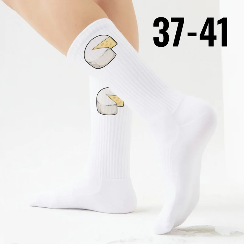 epicsocks Käsefüße Camembert Käse Socken in 37-41 im Paar