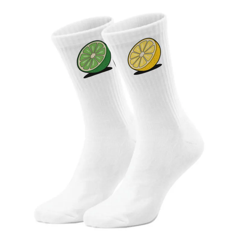 epicsocks Citrus Splash Zitrone und Limette Socken in 37-41 im Paar