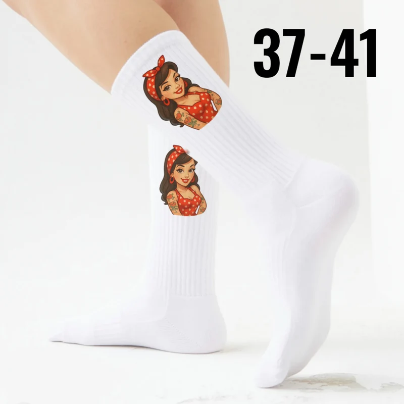 epicsocks Retro Vibes Punkte Kleid Socken in 37-41 im Paar