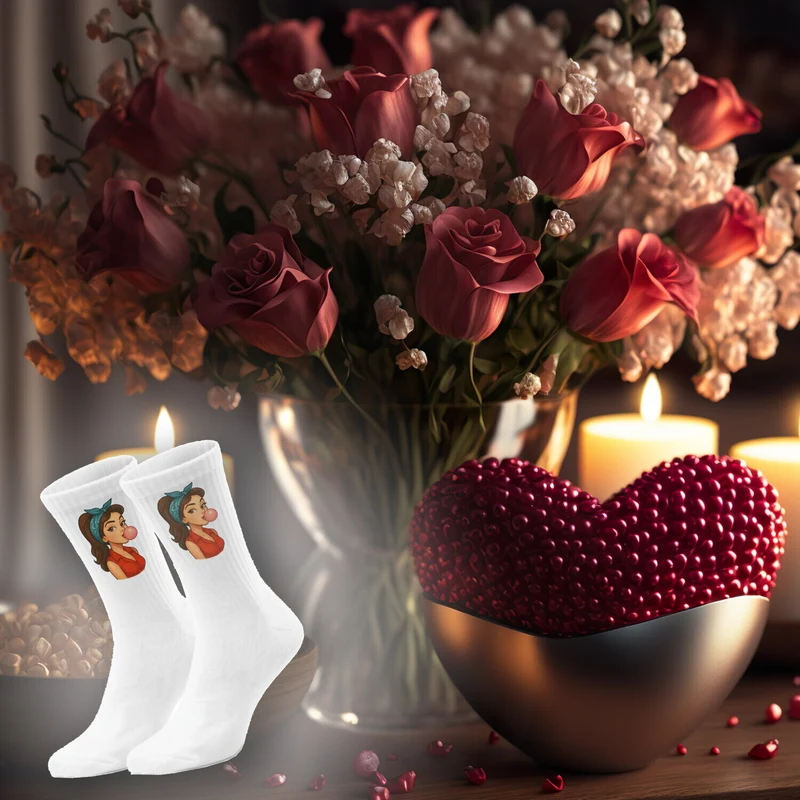 epicsocks Retro Vibes Kaugummi Pop Socken in 37-41 im Paar
