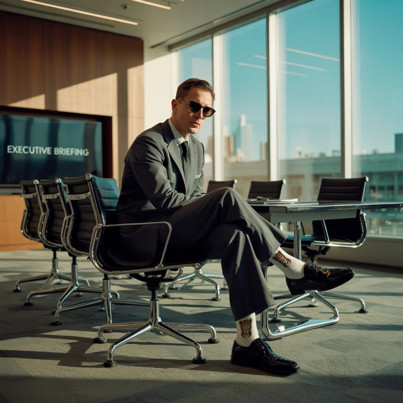 epicsocks Big Six Safari Leopard Socken in 37-41 im Paar