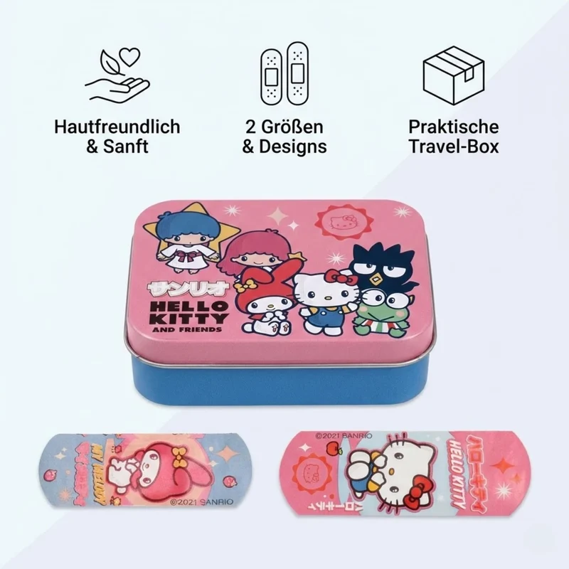 Hello Kitty Pflasterbox mit Kinderpflastern