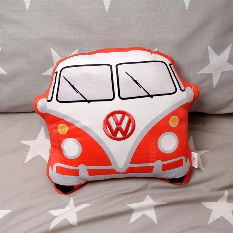 Volkswagen VW T1 Bus Kissen in rot