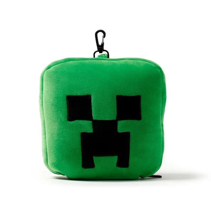 Minecraft Creeper Reisekissen mit Augenmaske