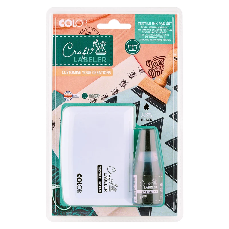 Colop Craft Labeler - Stempelkissen & Textilfarbe